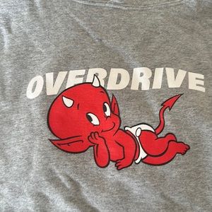 Oliver Francis Overdrive gray hoodie